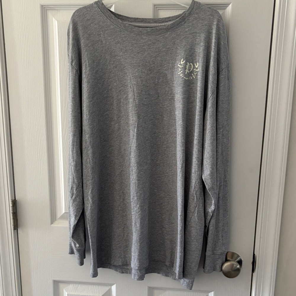 Gray Long Sleeve Women's Top